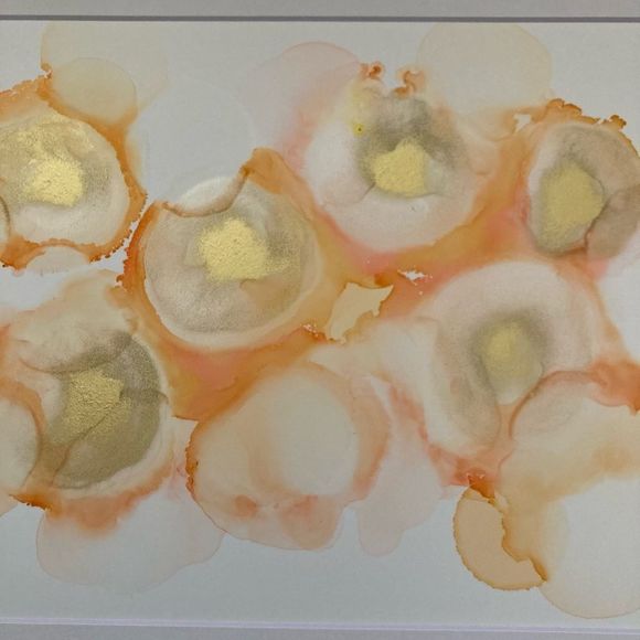 New Original Signed Artwork Alcohol Ink on Paper - Picture 3 of 6